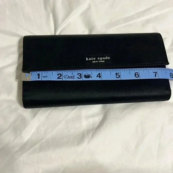 Kate Spade Black Canvas Wallet - Picture 5 of 7